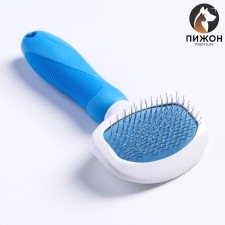 Pucumor Pizhon Premium with a silicone pen, with drops, 8 x 17 cm, blue