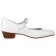 Folk women's shoes, insole length 23.5 cm, white color