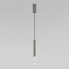 Светильник подвесной Eurosvet Swan 50254/1 LED, 5 Вт, 4000К, 355Лм, 360х60 мм, цвет серый