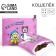 Children's textile wallet "Geese", 11x9x0.5 cm, pink color
