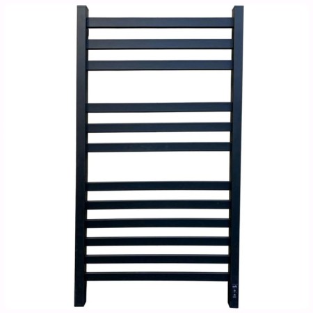 Electric towel Grois Alex, 400x1000 mm, 12 crossbars, lower, black-1