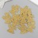 Decor "Angel" gold 5 cm set 10 pcs foam glitter