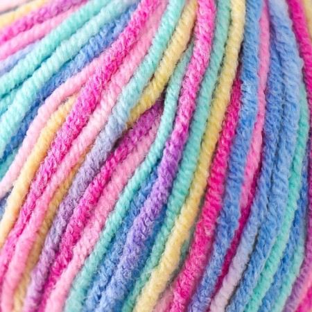 Yarn "Jeans Crazy" 55% cotton, 45% acrylic 160m/50g (7205 print)-2