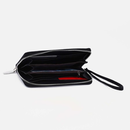Women's wallet with lightning, black color-2