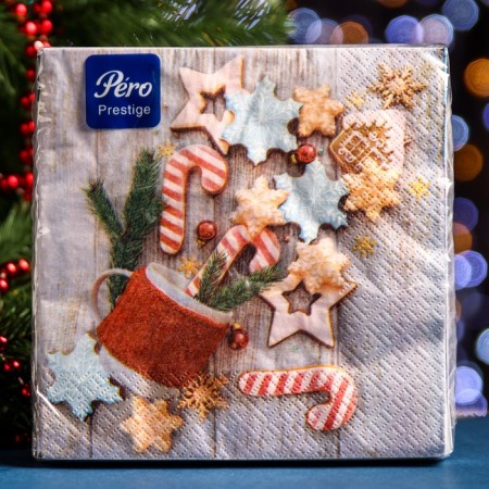 Napkins Paper Perse Prestige 33x33 "Assortment Assorted" 3sl 20l.