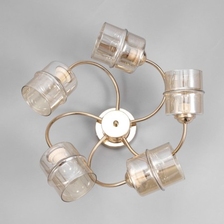Fox chandelier 5he27 40W gold 58x58x27 cm-3