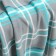 Scotland 098 Gray-turquoise blanket 140x200cm Flice 180g/m PE 100%