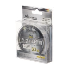 Леска Namazu Ice Generation, диаметр 0.16 мм, тест 2.16 кг, 30 м, прозрачная