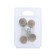Mirror holder (art. 1189), d = 17 mm, without drilling, bronze color, 4 pcs.