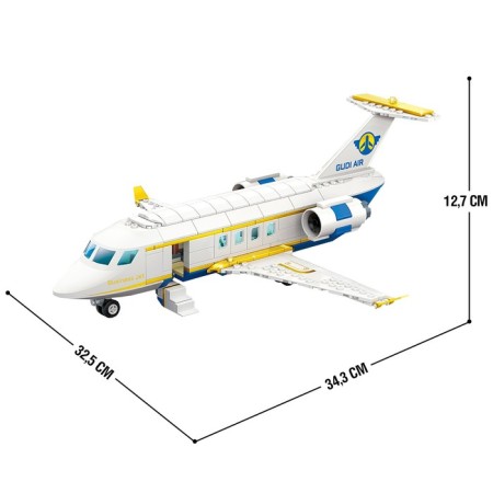 Designer city "Private Airplane", 461 details-1