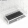 Organizer Casket plastic 1 transparent box 9.5x17.5x27.5 cm