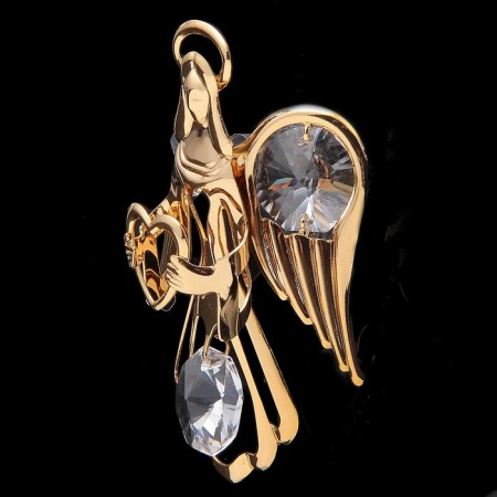 Souvenir "Angel", on a suction cup, with crystals-1