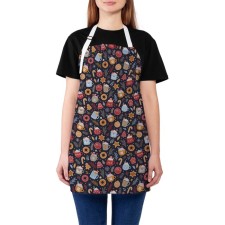 Apron of a kitchen with a photo print 