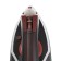 Iron Brayer BR4005, 2400 watts, ceramic soles, 25 g/min, 360 ml, black-red