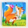 Puzzle split "Forest animals", 3 pictures in the frame