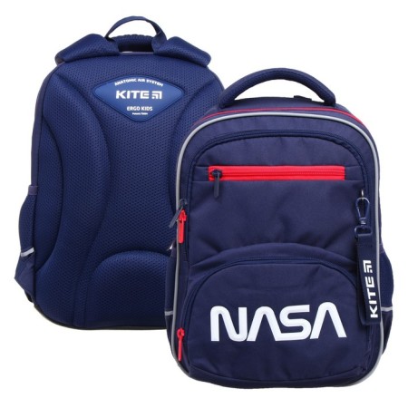 School backpack NASA, 38 x 29 x 16 cm, ergonomic back, blue