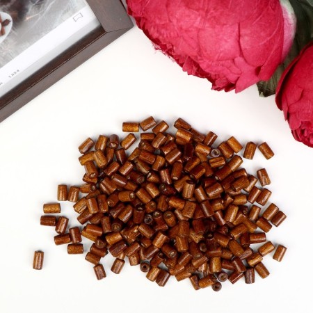 A set of wooden beads, 8x 4mm, 250 pcs/pack, cent