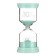 Happy Time sand clock, for 30 minutes, 12.5 x 4.5 cm, turquoise