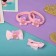 Hair set "Cute" (2 clamps 3.5 cm, 2 elastic bands) Bear