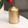 Candle - cylinder, 4x6 cm, 9 hours, gold