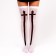 Carnival accessory- stockings "Monashka", white color