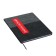 Universal diary for grades 1-11 "Geometry", a solid cover made of artificial leather, silkography, lies, 48 ​​sheets, gray-black