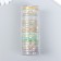 Glue tape Paper "Pearl Smoke" set of 20 pcs width. 0.5 cm dl. 2 m 4x10 cm