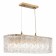 Suspended EVOLUCE lamp. Sle283203-10. Rida. 10x40 watts, E27, 79x30x22 cm, golden color