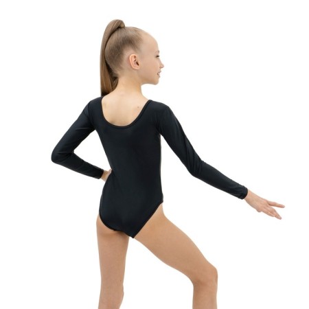 A swimsuit for gymnastics and dancing Grace Dance, p. 34, black color-2