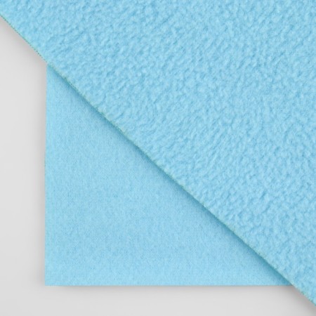 Flice flap, one -sided, 50 × 50 cm, 190 g/m, blue color No. 6c-1