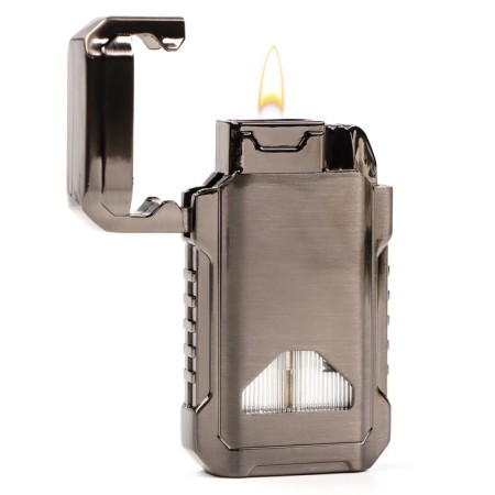 Gas lighter, piezo, black-1