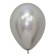 Latex ball 12 “Mirror balls”, silver reflex, set of 50 pcs.