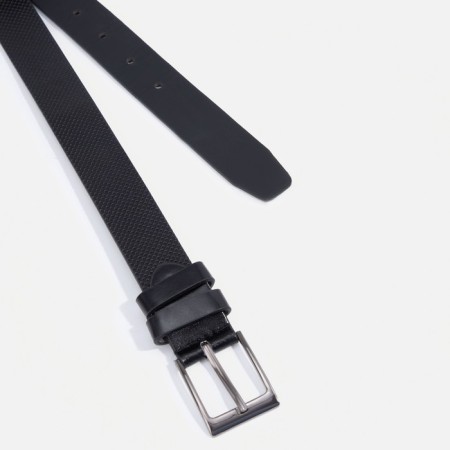 Belt, width 2.5 cm, screw, black color-1