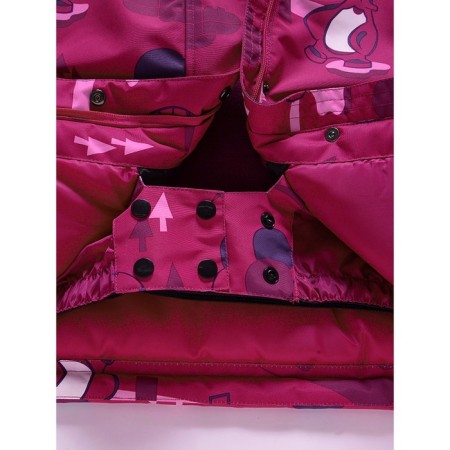 Ski costume for a girl, pink color, height 104 cm-2