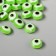 Beads for creativity plastic "Eye from the evil eye - green" set 30 pcs 0.7x1x1 cm