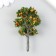 Artificial plant for creativity plastic "Orange tree" 7 cm
