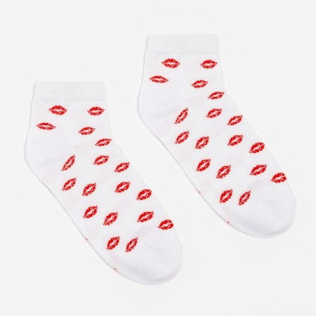 Women's socks, white color, size 23-25-1