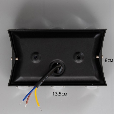 Lamp "BISO" 6XLED 6W 4000K IP66 black 14x4.5x8 cm-6