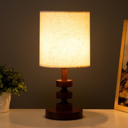 Araz table lamp E27 40W Burgundy 16x16x36 cm Risalux-1
