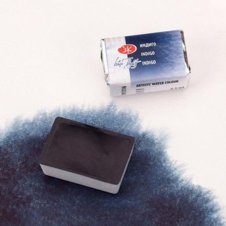 A watercolor art in a cuvette 2.5 ml, ZHK "White Nights", Indigo, 1911516-2