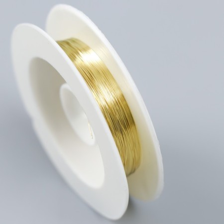 Wire for creativity "Astra" 0.2 mm, 10 m, gold-3