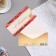 Money envelope "Happy holiday!" glitter, congruen, print, beige background, 16.8x8.3 cm