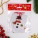 Set for creativity - Create a Christmas tree decoration from felt "Snowman in a red scarf"