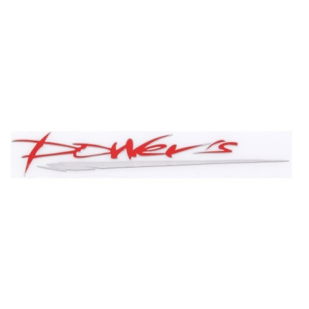 Skyway Metaloplastic Skyway "Power’s", sticker, red, 140*20 mm