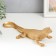 Souvenir Polystone "Golden Lizard" 8x13x38 cm