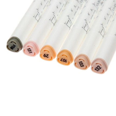 Set of art markers 6 colors Sketch & Art "Portrait"-2