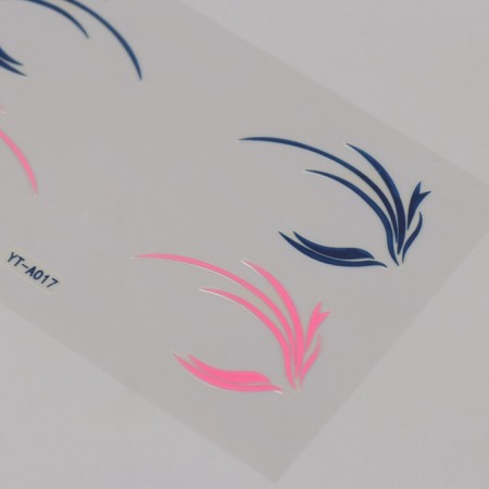 Plastic sticker on the face of "arrow. Grass" 13x13.5 cm-3