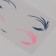 Plastic sticker on the face of "arrow. Grass" 13x13.5 cm