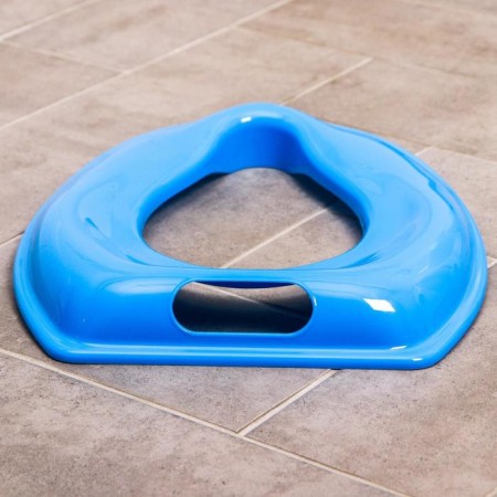 Toilet seat, blue color-4