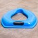 Toilet seat, blue color